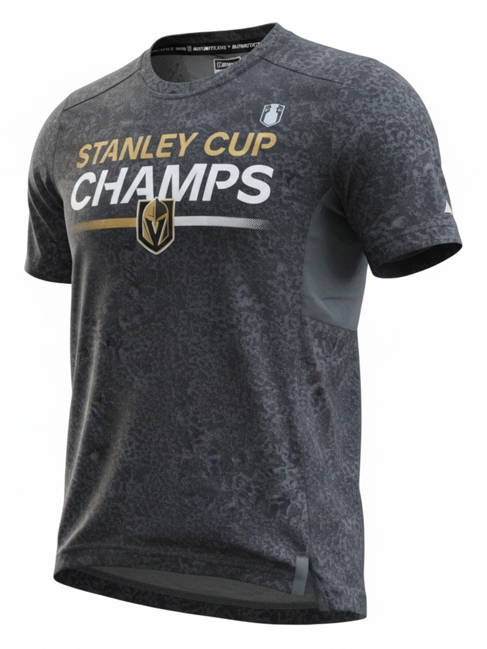 Fanatics Stanley Cup Champs Short Sleeve Tee - Gray/Gold/White